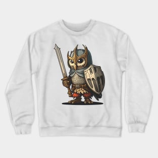 Sir Owl Knight Crewneck Sweatshirt